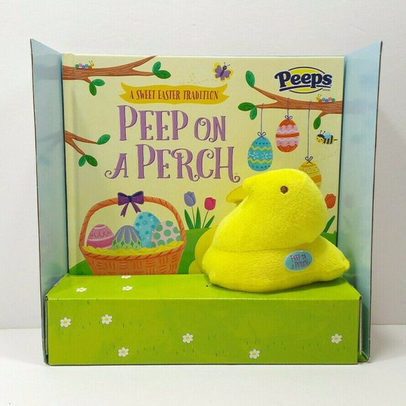 *SOLD* 19 PEEPS Peep On A Perch Book & Plush Toy Set 3628E3M - Picture 6 of 10